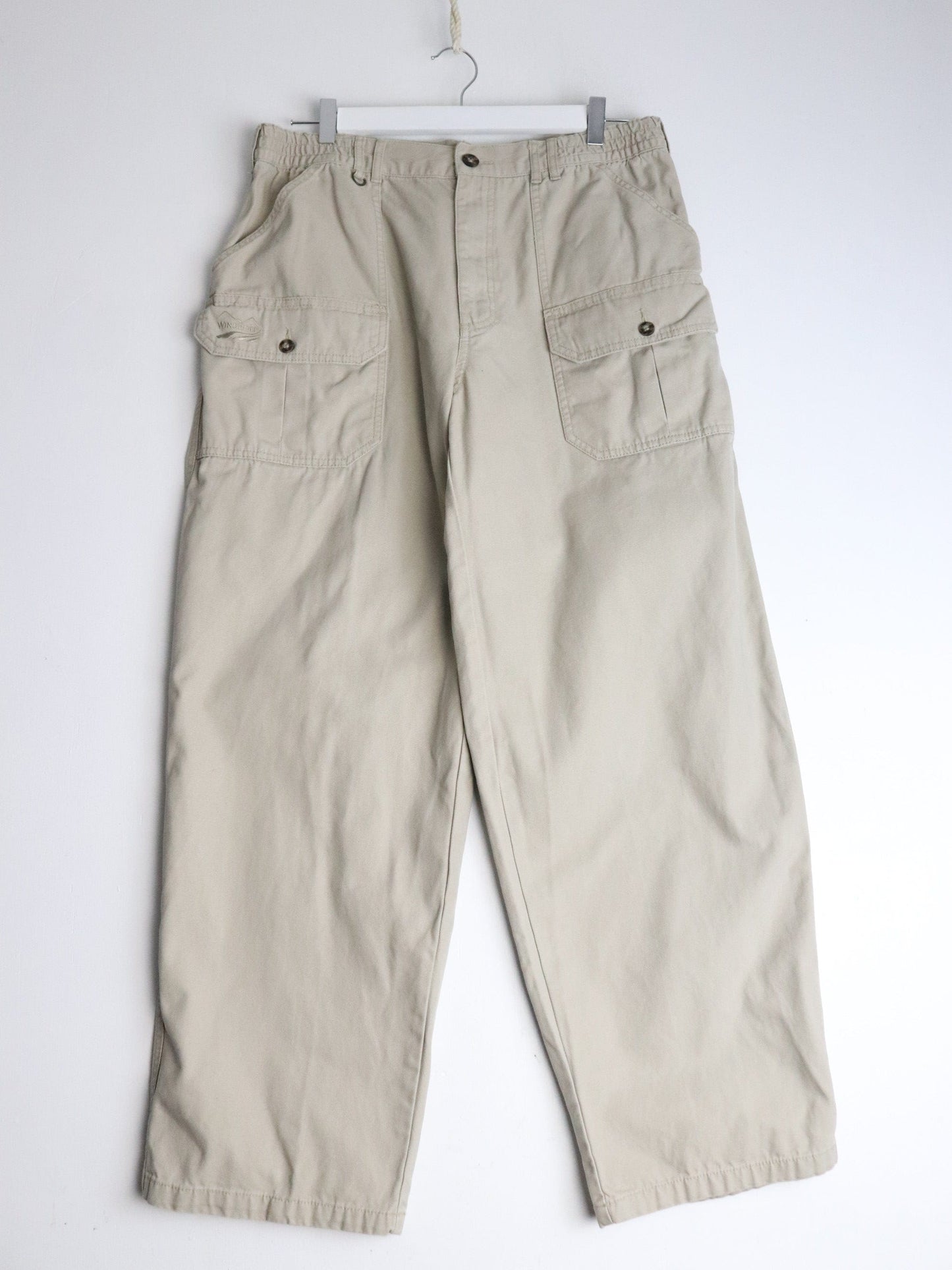 WindRiver Pants Mens 36 x 30 Beige Cargo from propervintagecanada