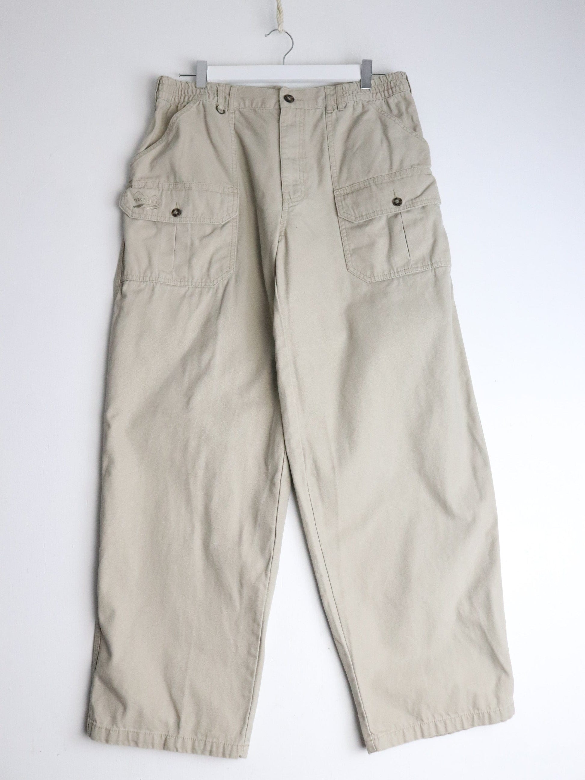 WindRiver Pants Mens 36 x 30 Beige Cargo from propervintagecanada