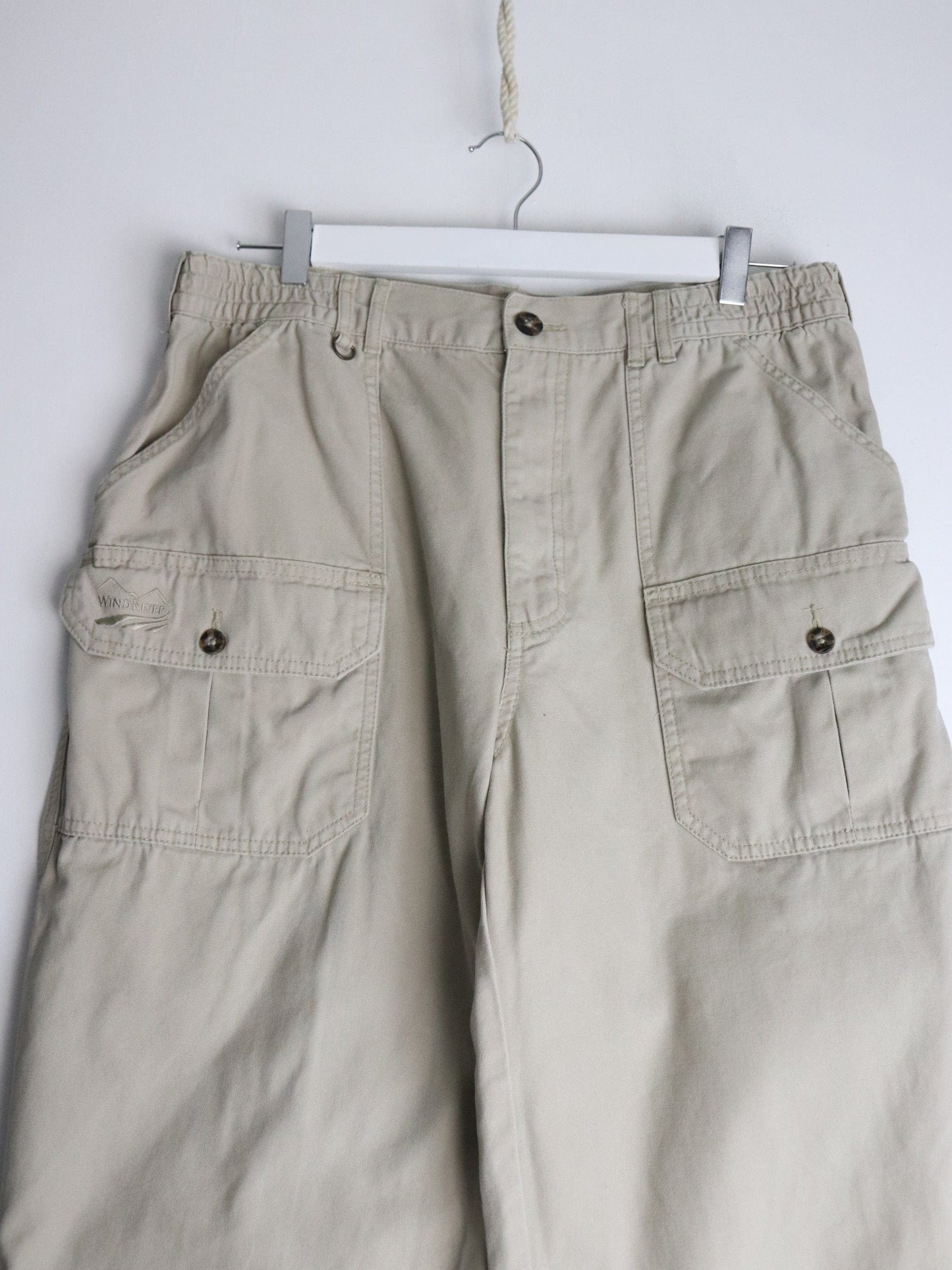 WindRiver Pants Mens 36 x 30 Beige Cargo from propervintagecanada