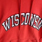Wisconsin Badgers Sweatshirt Mens Small Red Hoodie from propervintagecanada