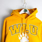 WLU Sweatshirt Mens Medium Yellow Champion Hoodie from propervintagecanada