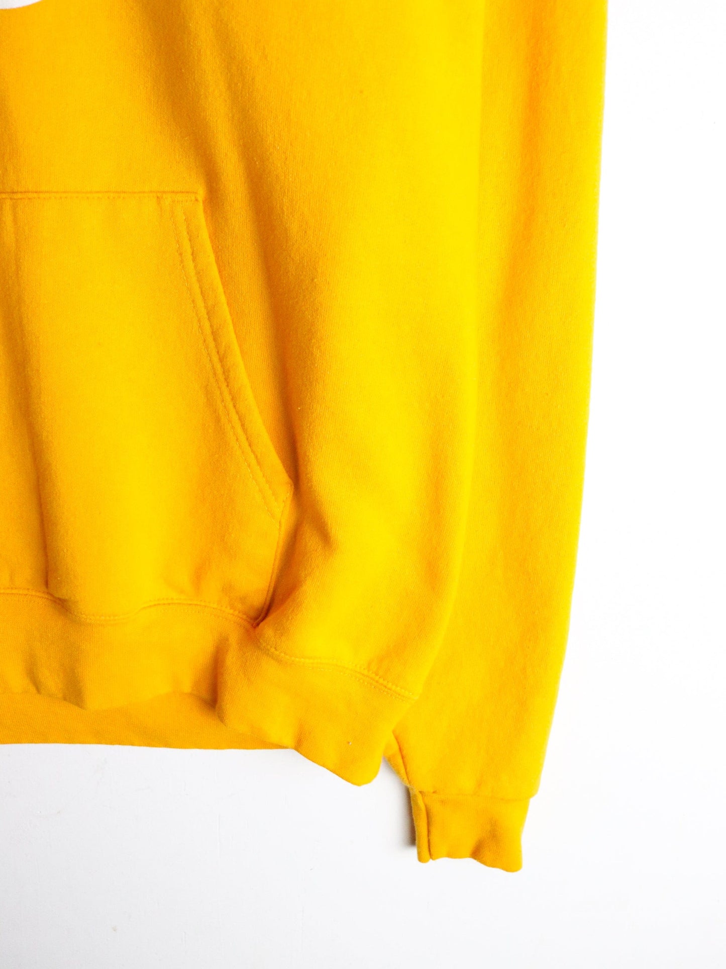 WLU Sweatshirt Mens Medium Yellow Champion Hoodie from propervintagecanada