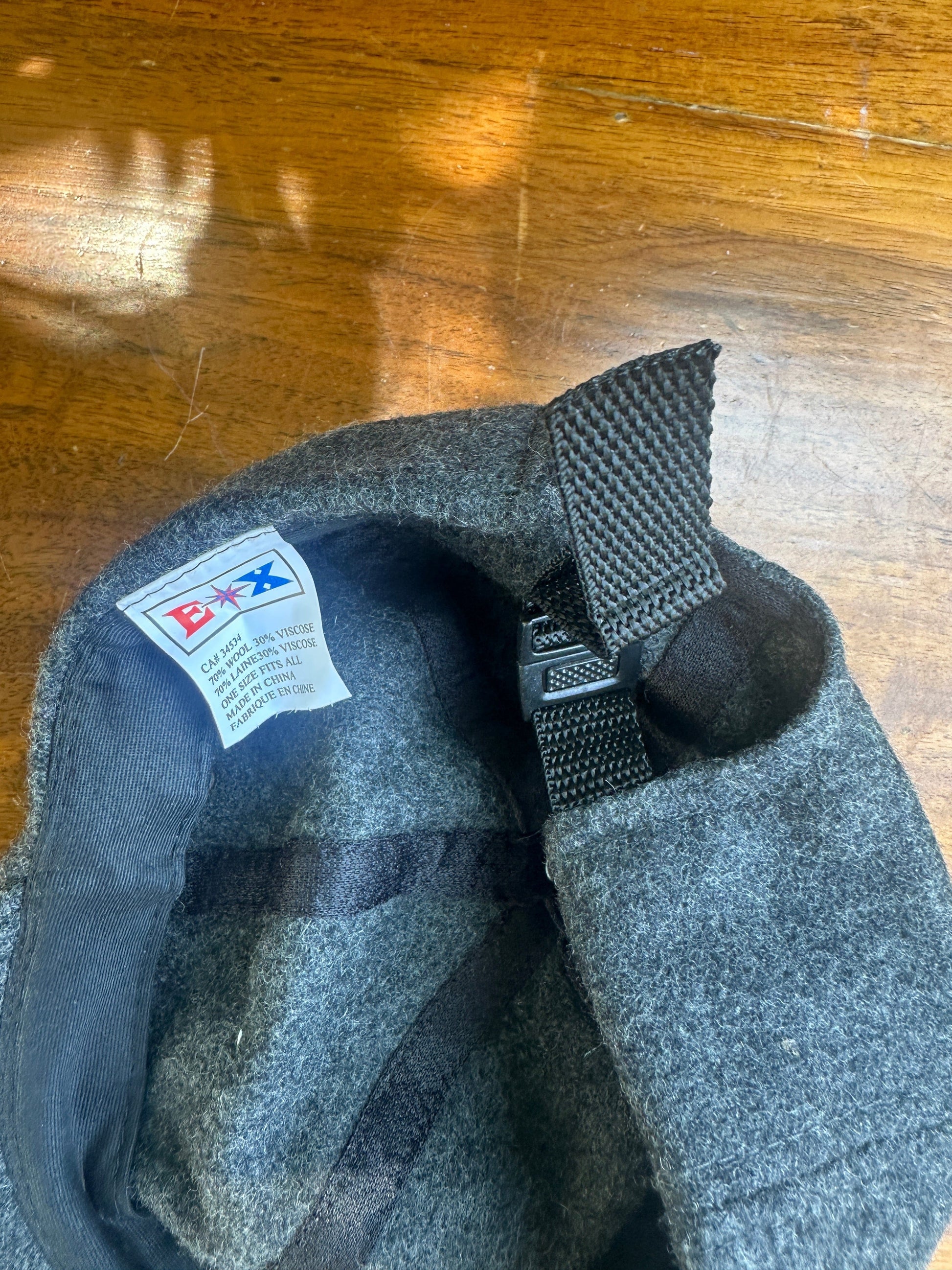 Wool Blend Hat Adult Grey from propervintagecanada