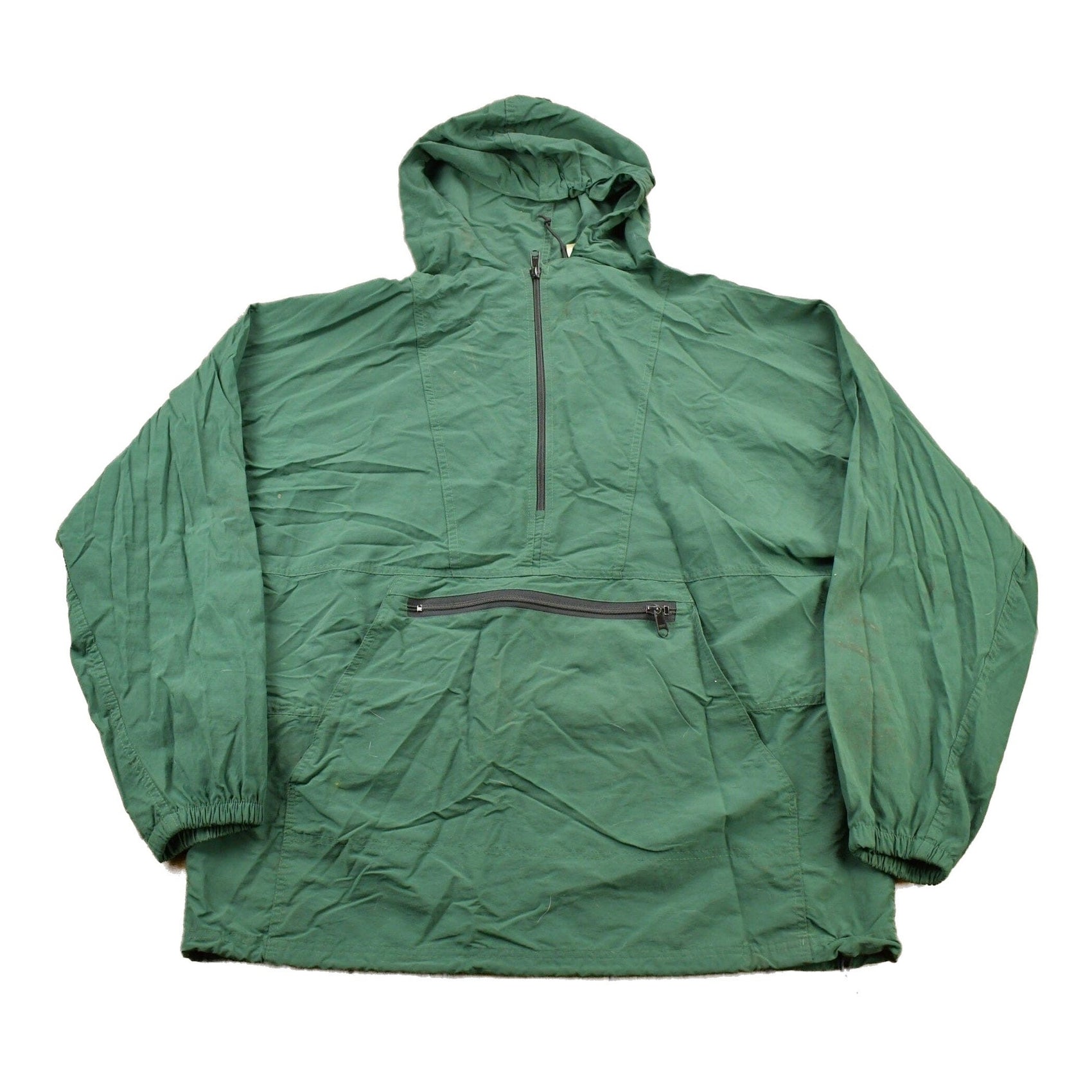 Woolrich Clothing > Gender Neutral Adult Clothing > Jackets & Coats Vintage 1980s Woolrich Quarter Zip Windbreaker Jacket Men's Large