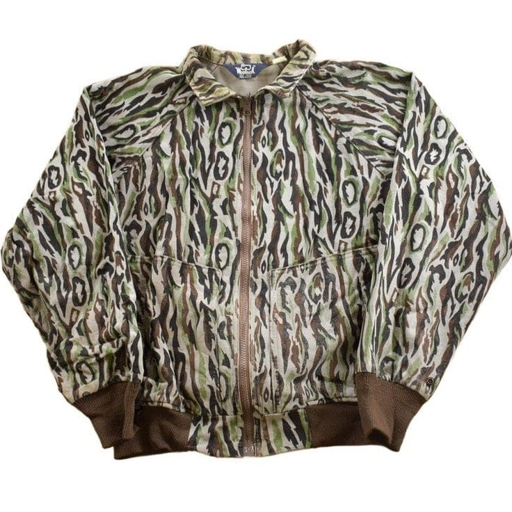 Woolrich Clothing > Gender Neutral Adult Clothing > Jackets & Coats Vintage 1980s Woolrich Tree Bark Camo Jacket Men's Small