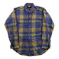 Woolrich Clothing > Men's Clothing > Shirts & Tees > Oxfords & Button Downs Vintage 1980s Woolrich Blue Plaid Wool Shacket Men's Medium