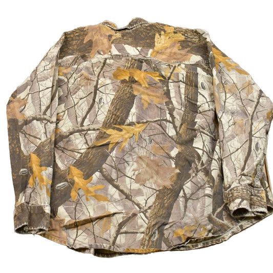 Woolrich Clothing > Men's Clothing > Shirts & Tees > Oxfords & Button Downs Vintage 1990s Woolrich Real Tree Camo Button Up Shirt Men's XL