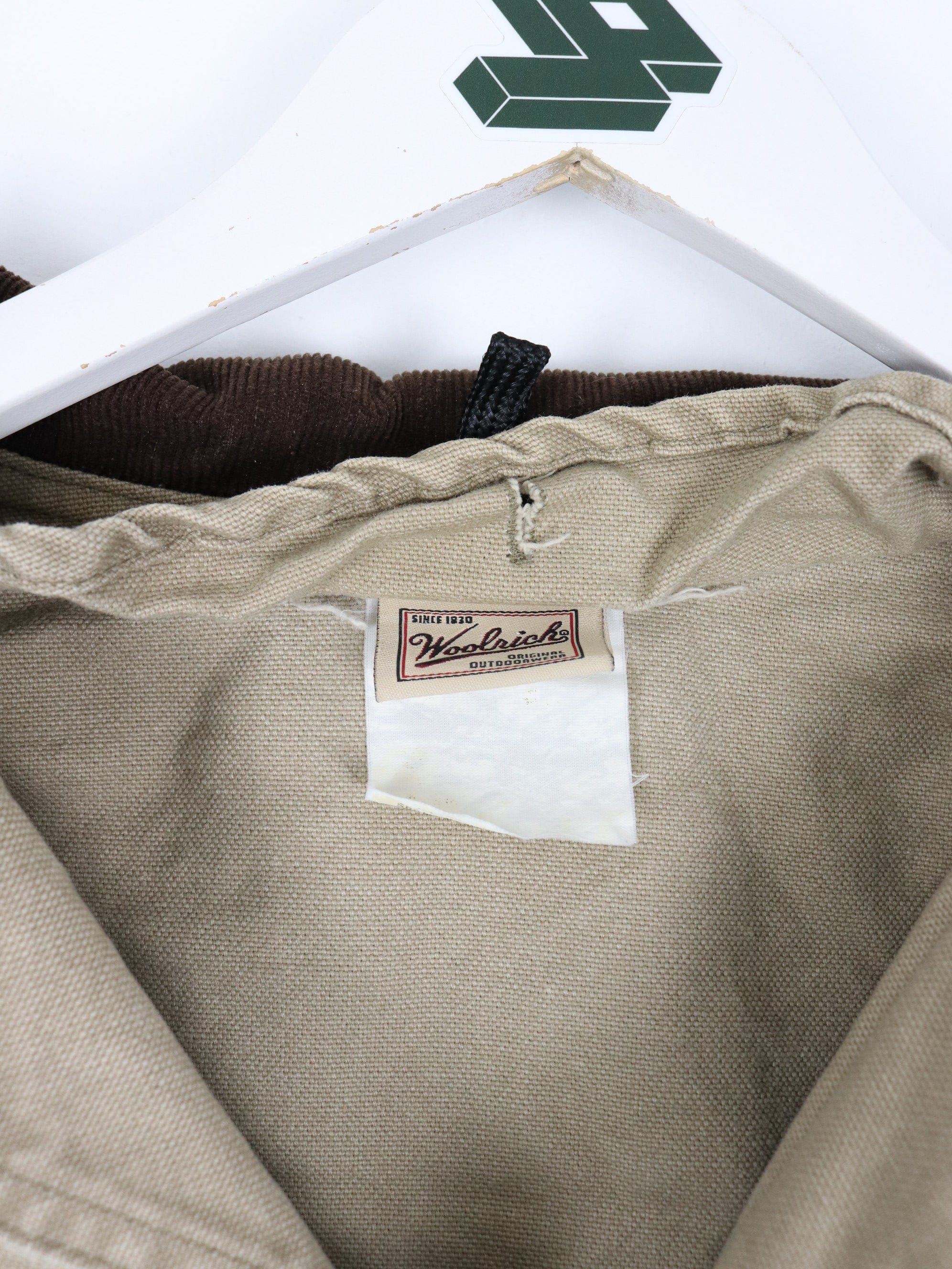 Vintage Woolrich Jacket Mens 2XL Brown Chore Outdoors Coat