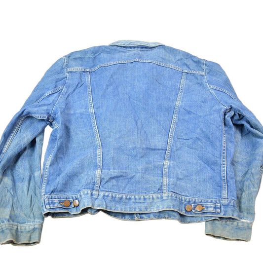 Wrangler Clothing > Gender Neutral Adult Clothing > Jackets & Coats Vintage 1970s Wrangler Jean Jacket Men's XL