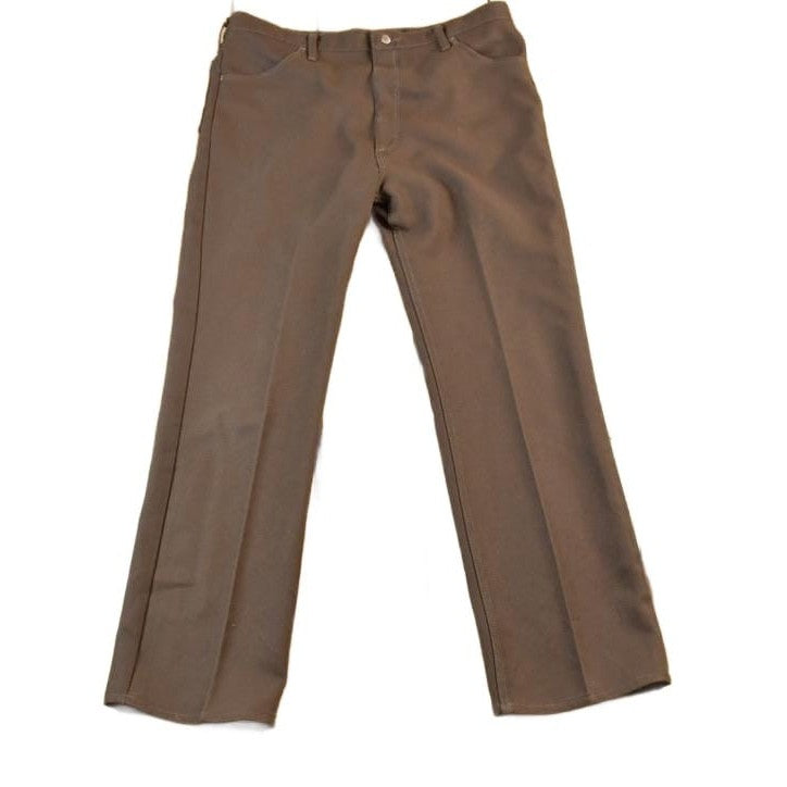 Wrangler Clothing > Gender Neutral Adult Clothing > Pants Vintage 1960s Wrangler Pleated Pants Men's 36 x 28
