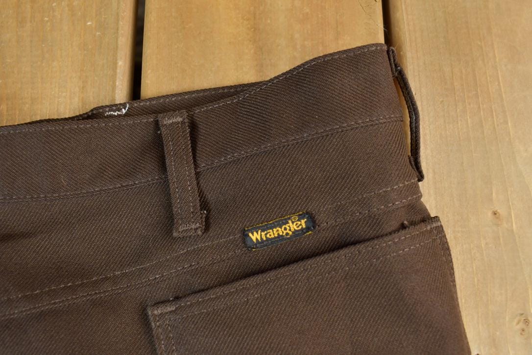 Wrangler Clothing > Gender Neutral Adult Clothing > Pants Vintage 1960s Wrangler Pleated Pants Men's 36 x 28