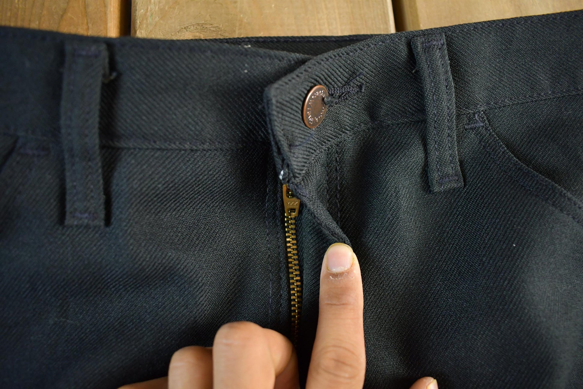 Wrangler Clothing > Men's Clothing > Jeans Vintage 1980s Wrangler Rancher Denim Jeans Men's 34 x 28