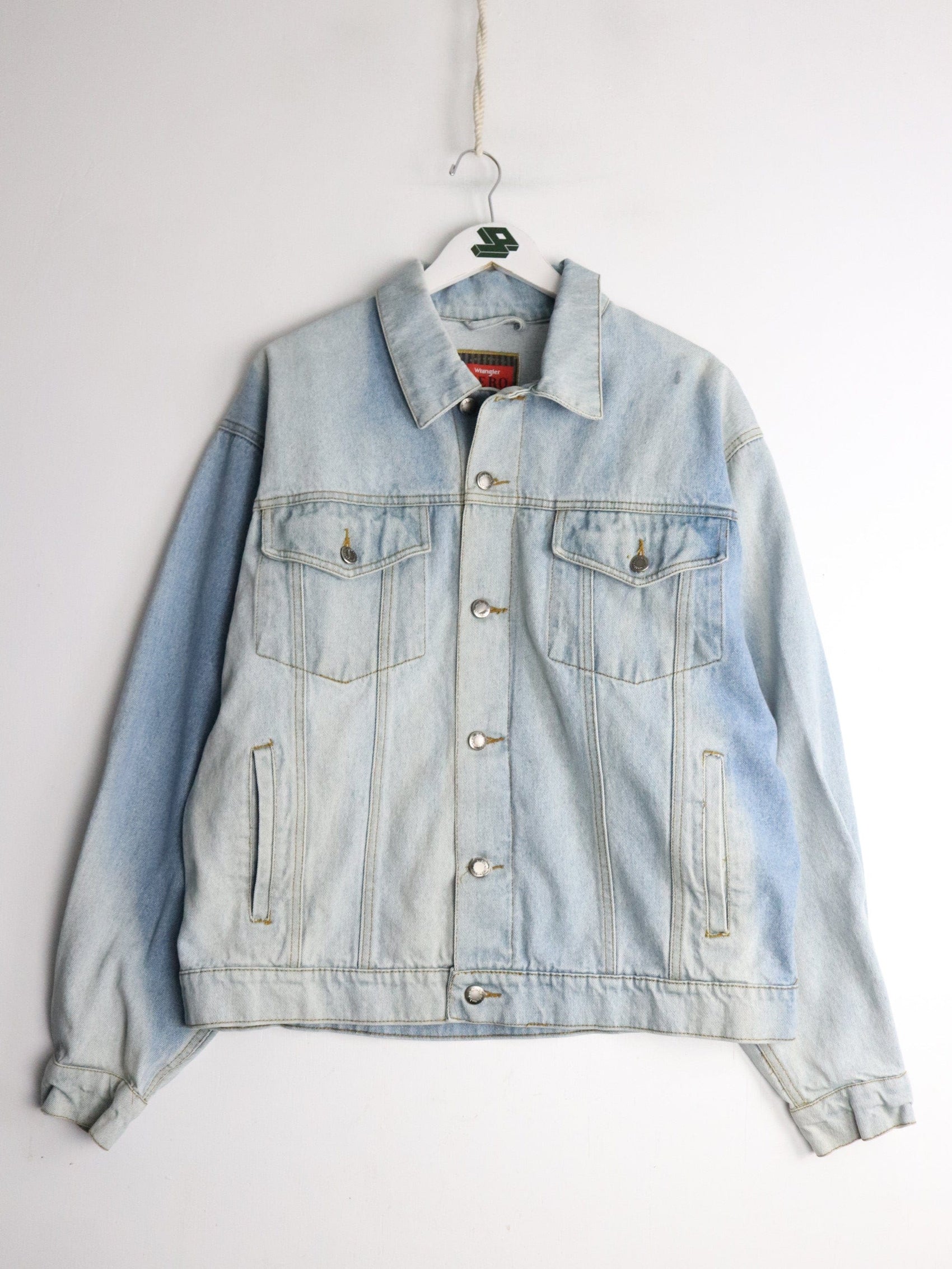 Wrangler Jacket Mens Medium Blue Denim Trucker