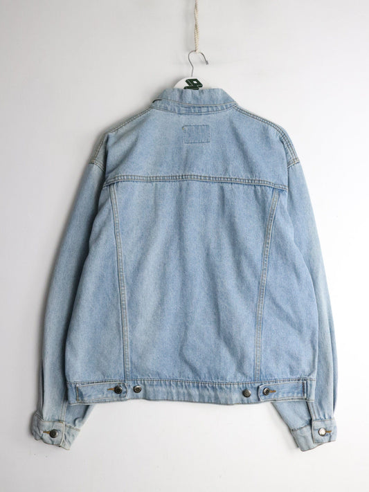 Wrangler Jacket Mens Medium Blue Denim Trucker