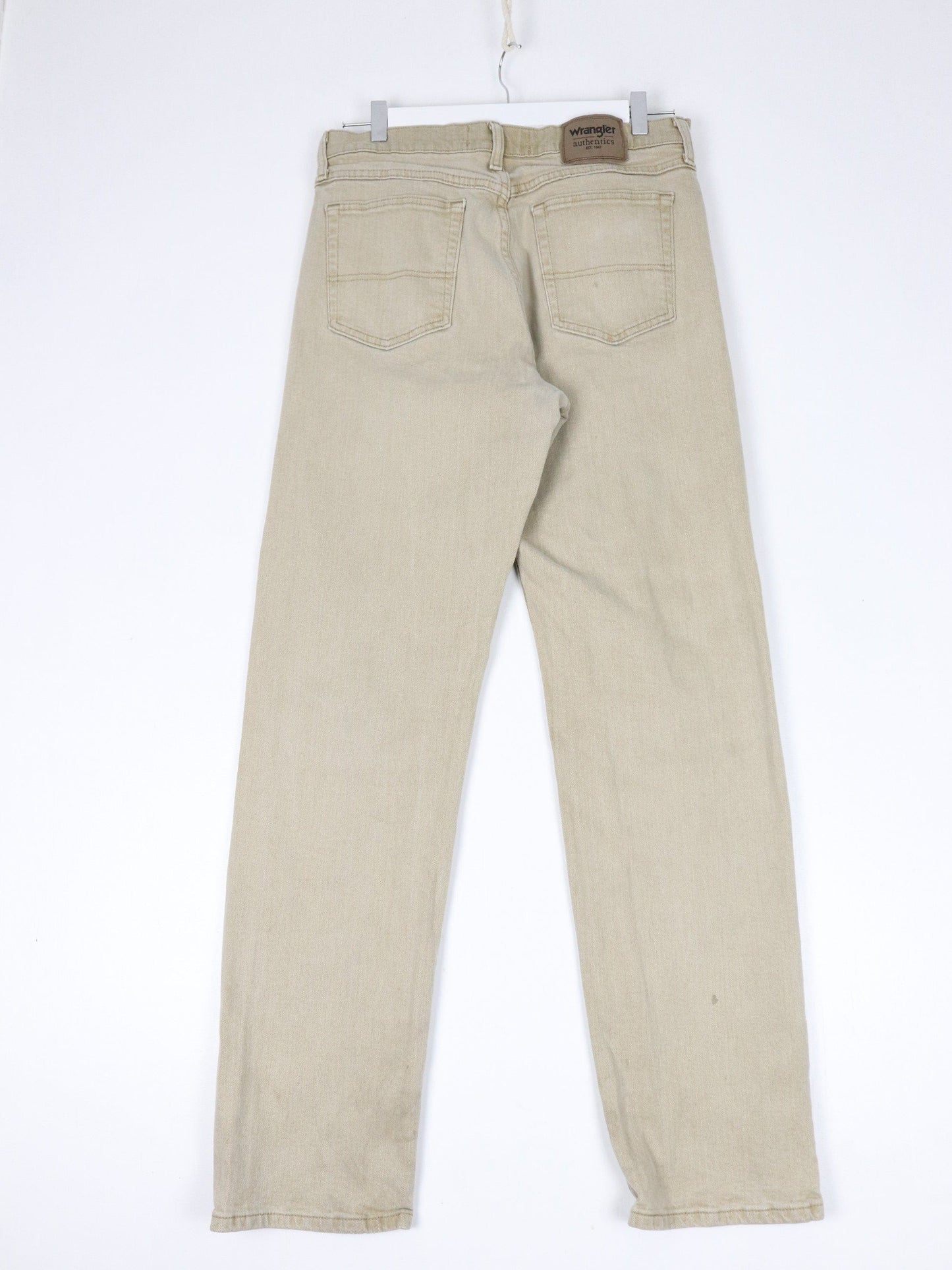 Wrangler Jeans Wrangler Pants Fits Mens 31 x 33 Beige Denim Jeans