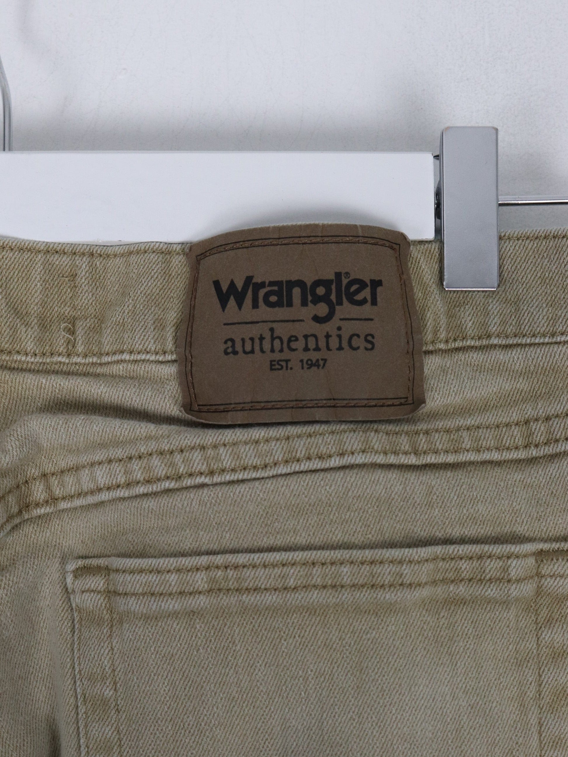 Wrangler Jeans Wrangler Pants Fits Mens 31 x 33 Beige Denim Jeans