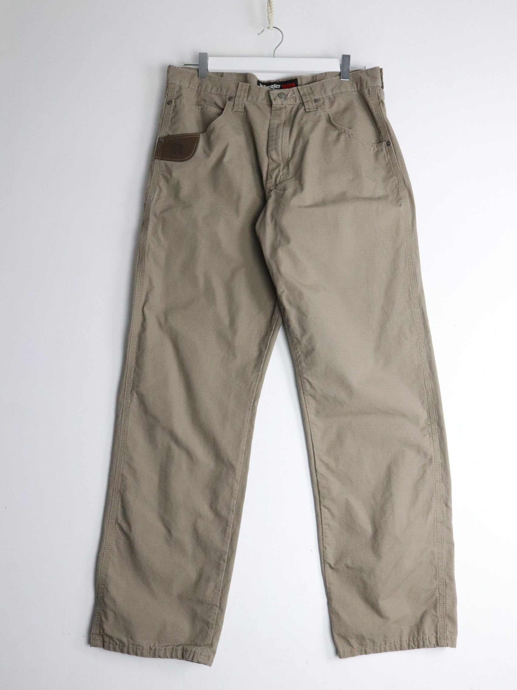Wrangler Pants Wrangler Riggs Work Wear Pants Fits Mens 34 x 31 Brown Carpenters