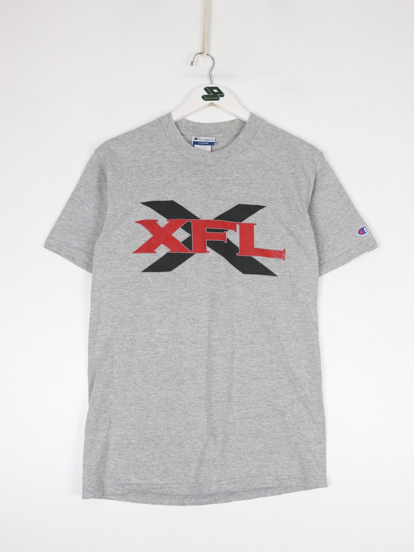 XFL T Shirt Mens Small Grey Football from propervintagecanada