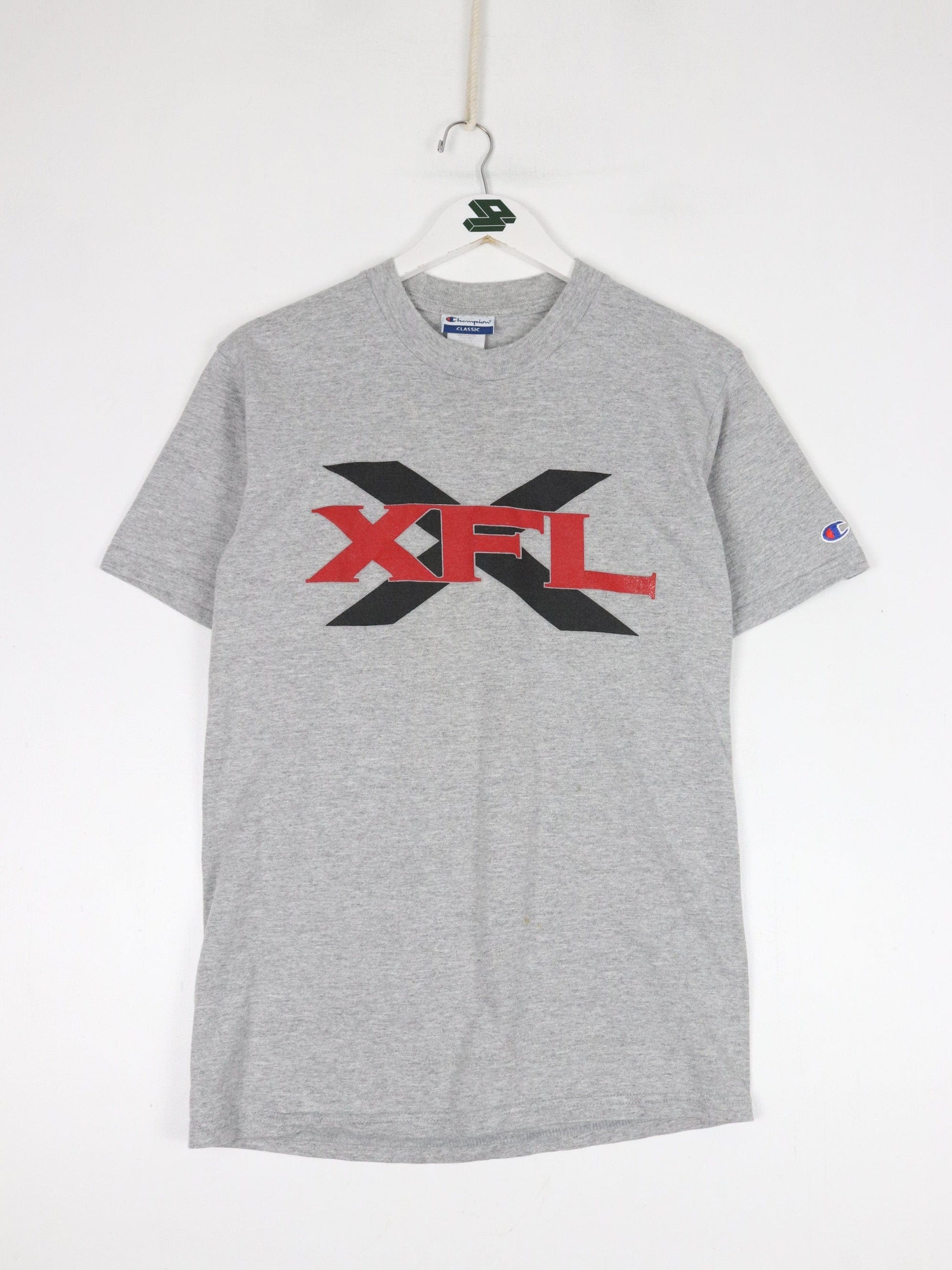 XFL T Shirt Mens Small Grey Football