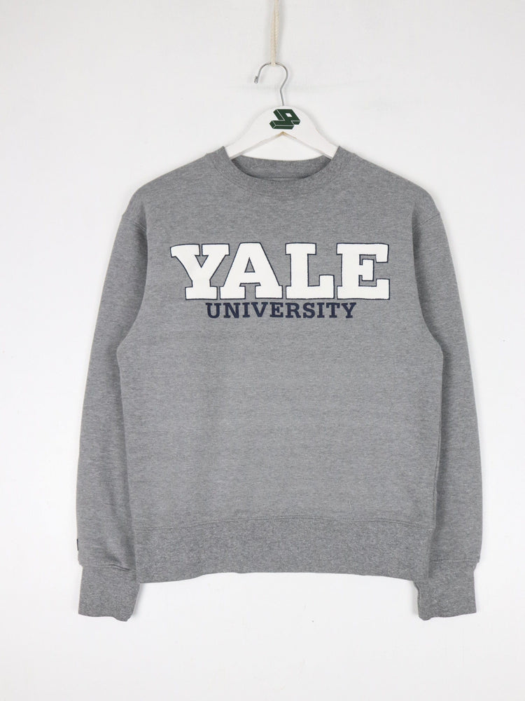 Yale University Sweatshirt Mens XS Grey College from propervintagecanada