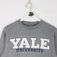 Yale University Sweatshirt Mens XS Grey College