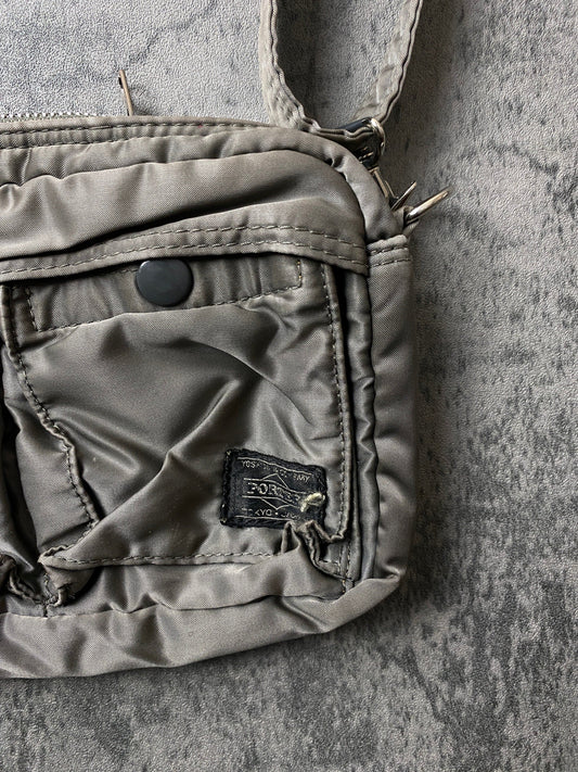 Yoshida & Company x Porter Side Bag Green