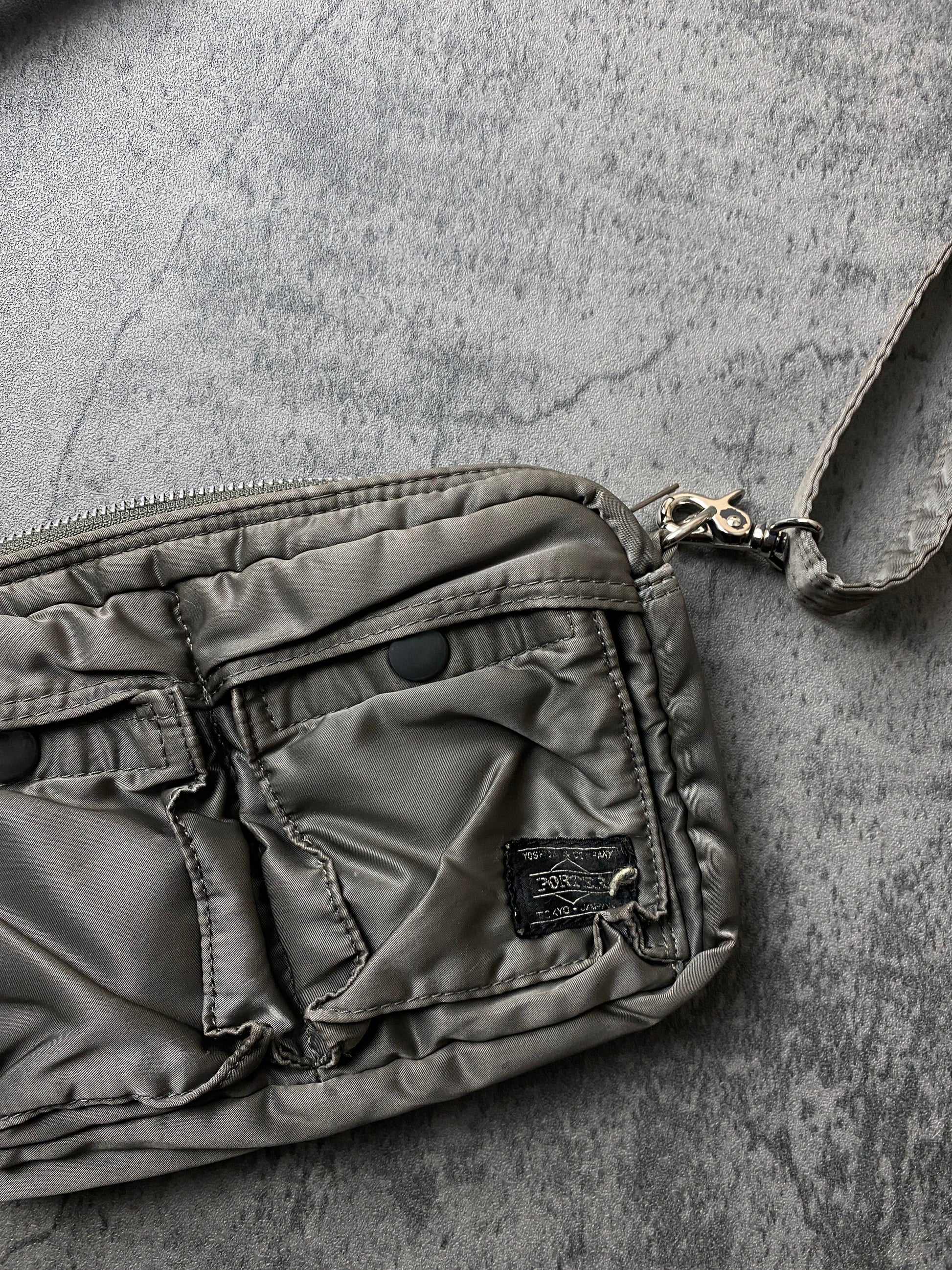 Yoshida & Company x Porter Side Bag Green