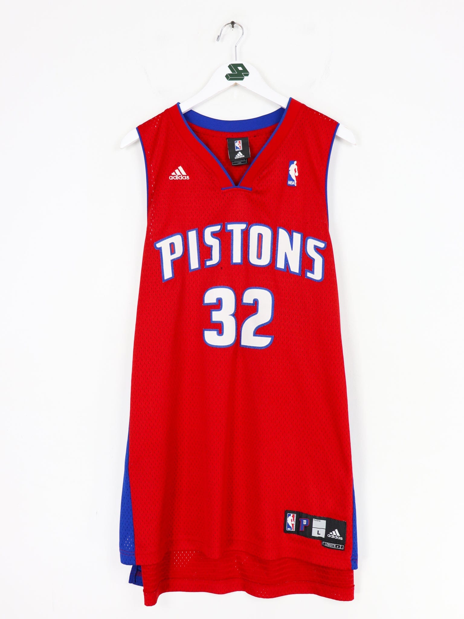 Detroit Pistons NBA Authentic Nike Vintage Shooting Shirt XL