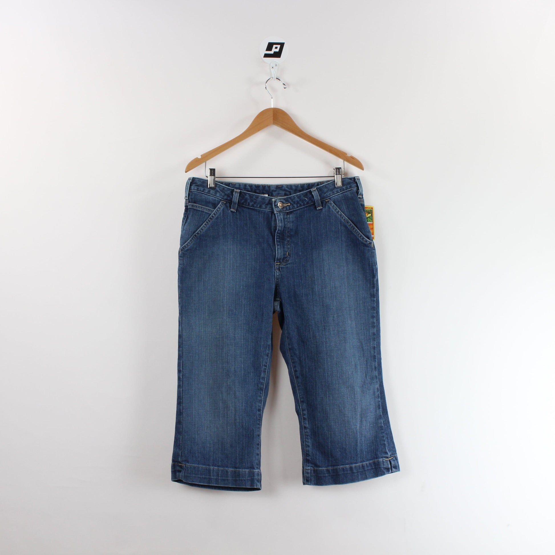 Carhartt 1/4 Length Denim Jeans Women's Size 14 from propervintagecanada