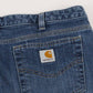 Carhartt 1/4 Length Denim Jeans Women's Size 14 from propervintagecanada