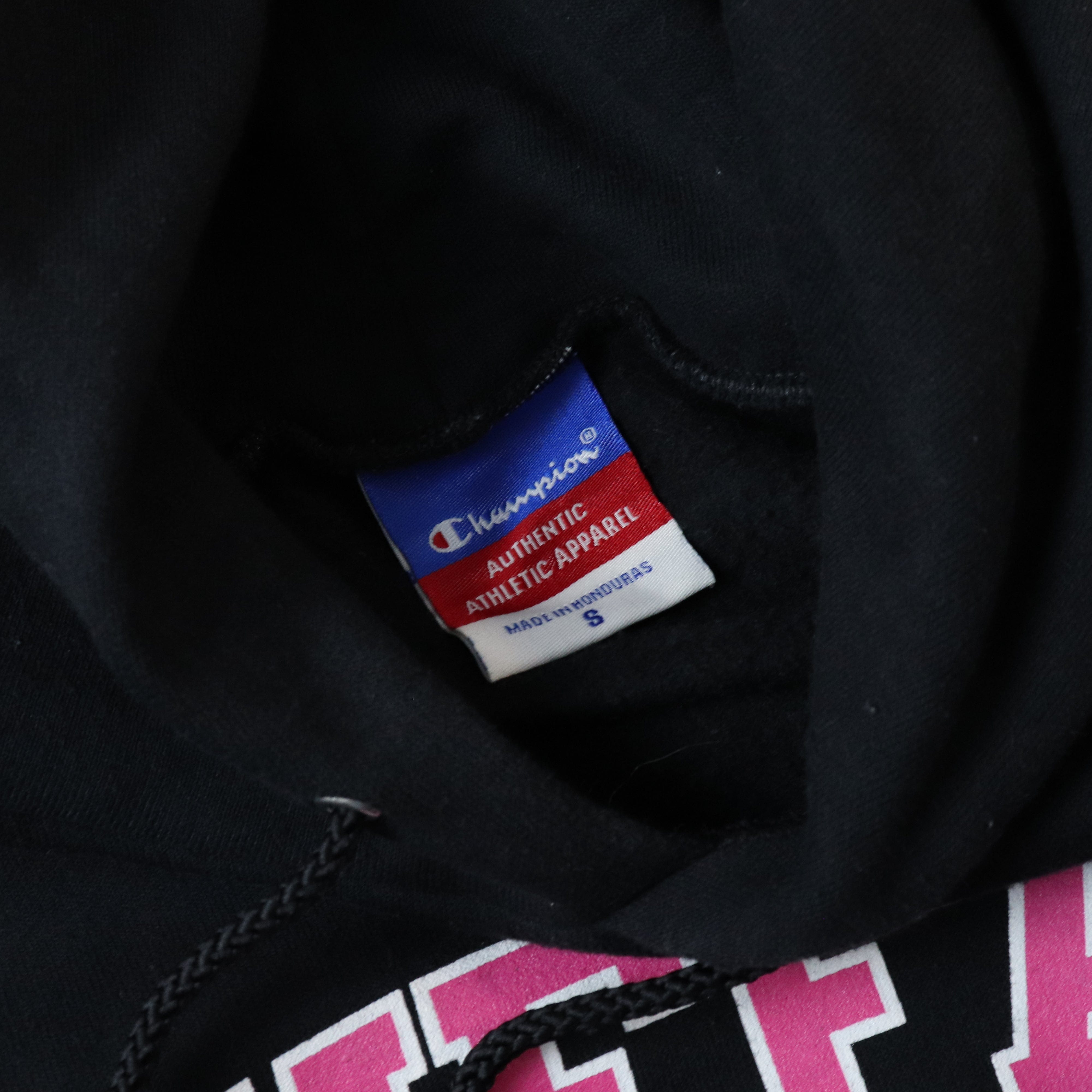 Champion hoodie hot sale size