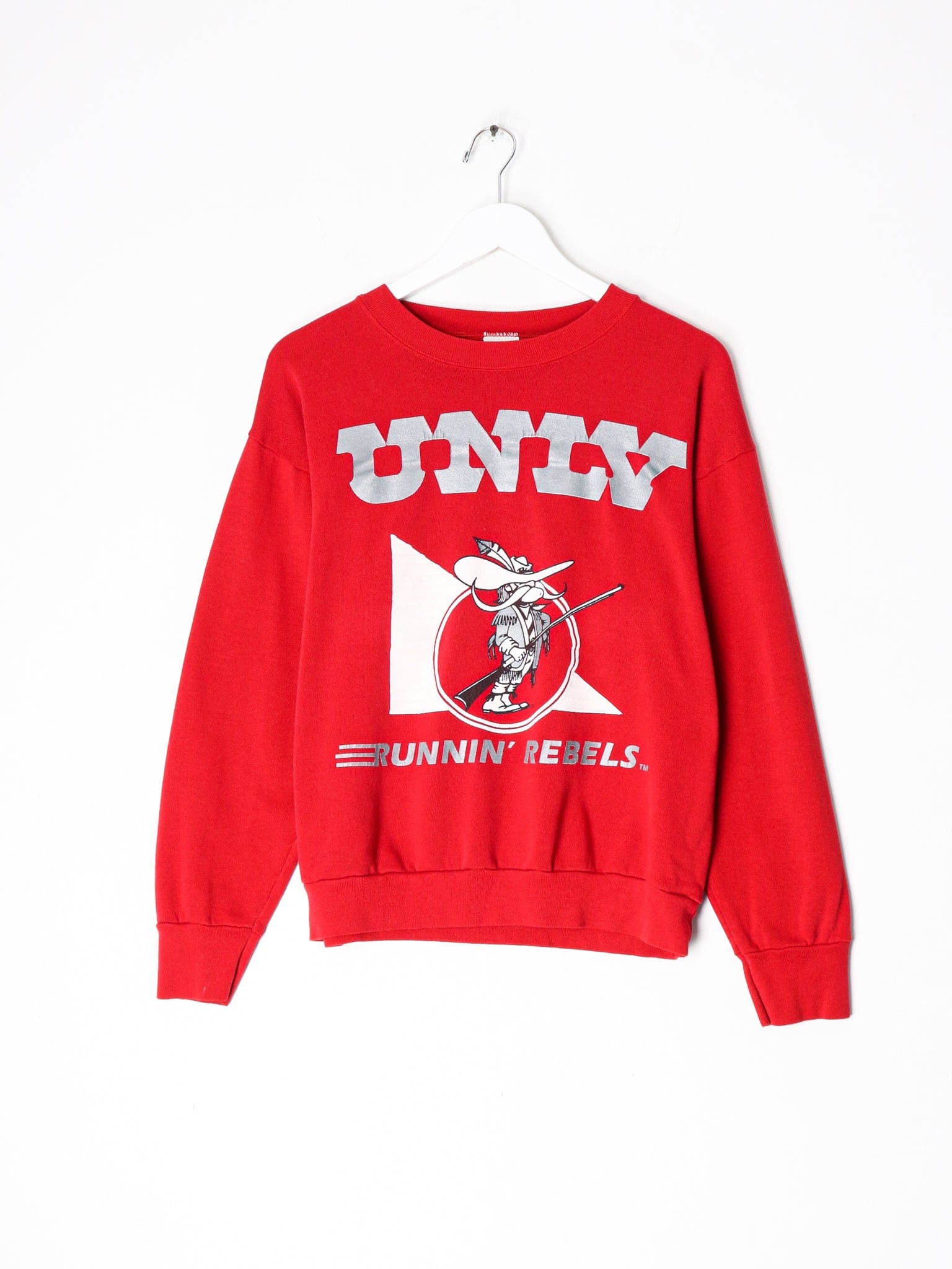 Collegiate Sweatshirts & Hoodies Vintage University Of Las Vegas Runnin Rebels Sweatshirt Size M Fits Small