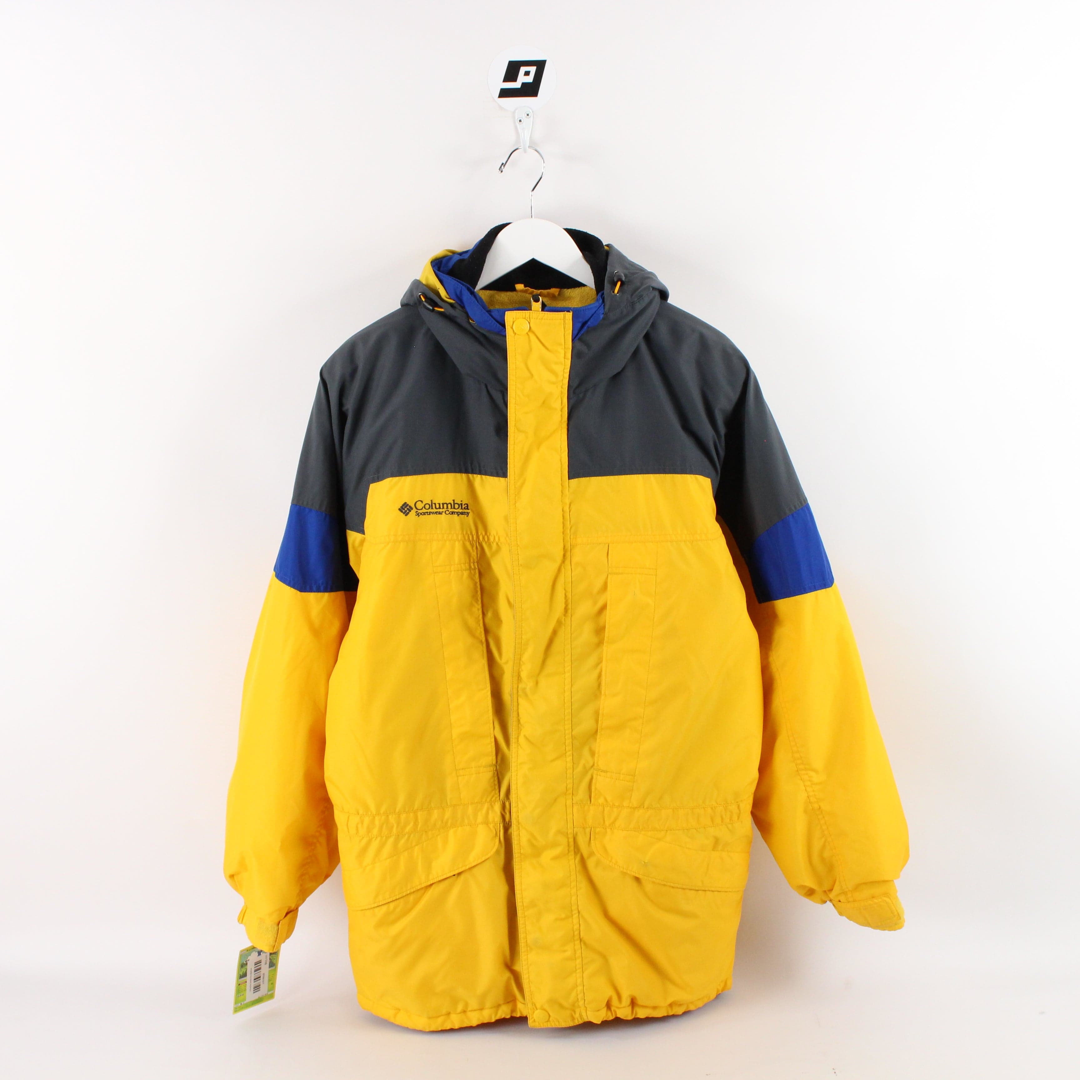 Blue and best sale yellow columbia jacket