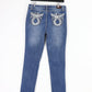 Earl Jean Embellished Low Rise Denim Jeans Women's Size 32 x 30