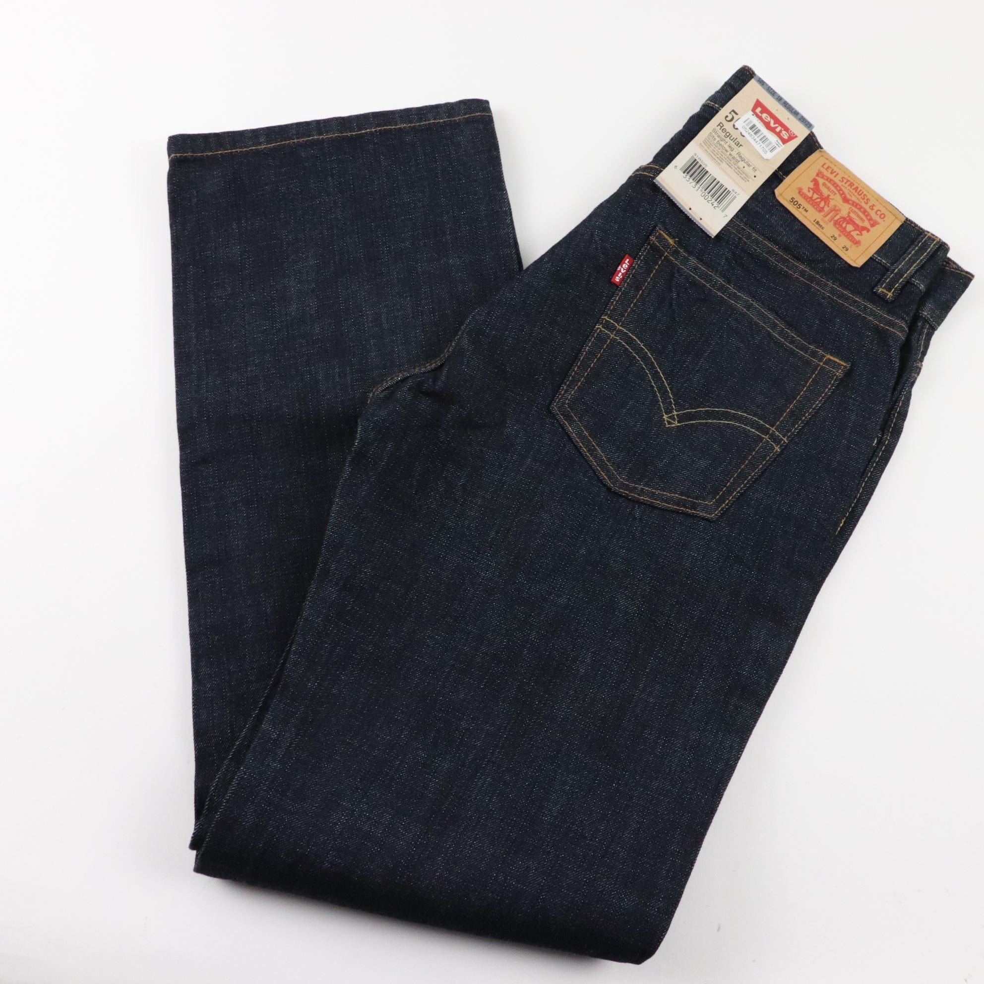 Levi's 505 Regular Fit Denim Jeans Size 18reg. (30 x 30) W/Tags