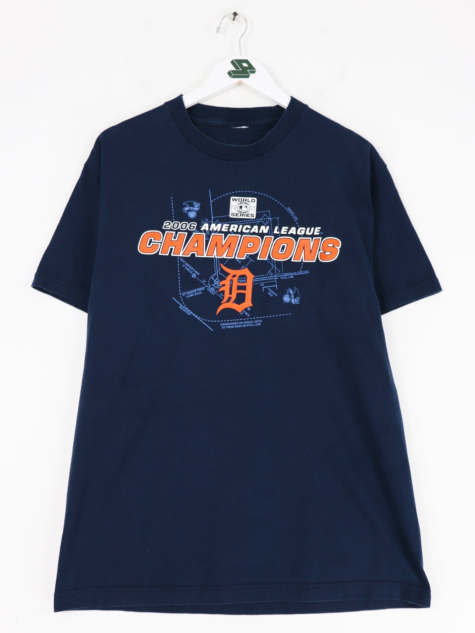 MLB, Shirts, Detroit Tigers Baseball Mens Size Large Mlb Merchandise  Graphic Logo Blue Tee