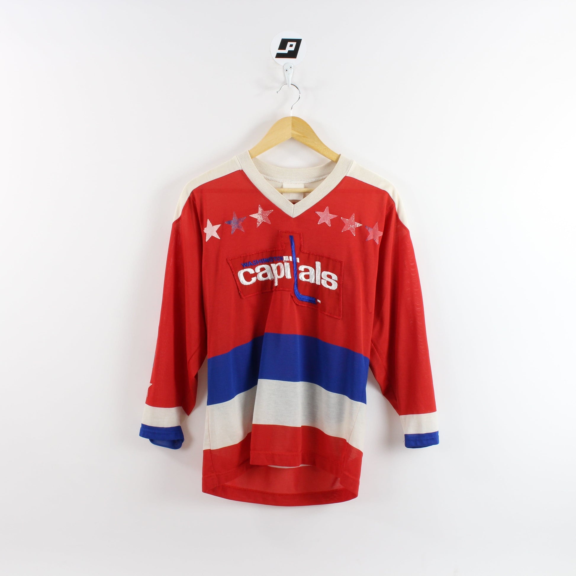 NHL Vintage 70s/80s Washington Capitals Jersey Size Small