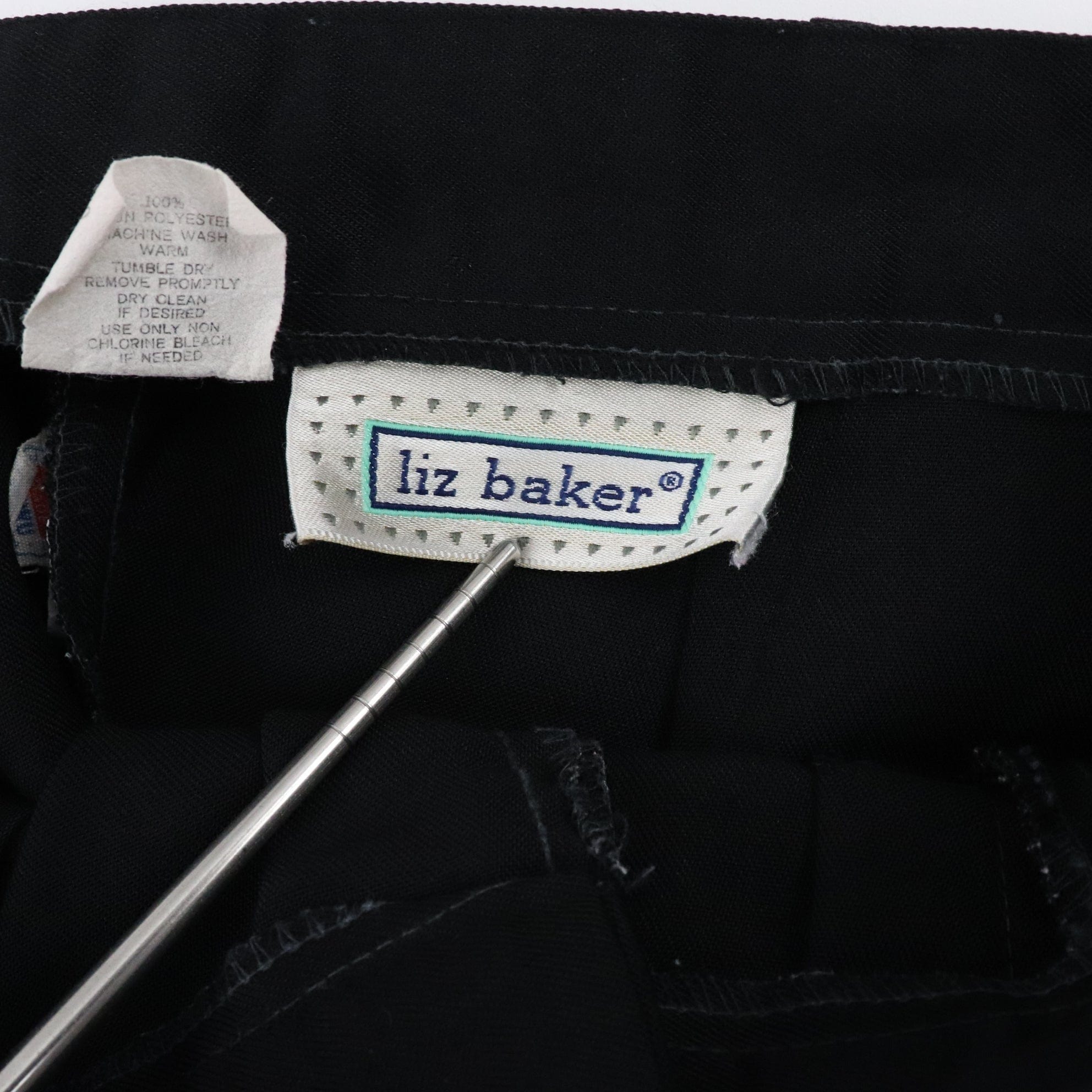 Vintage Liz Baker Pleated Dress Pants Women's Size 10 Pet.(26 x 28