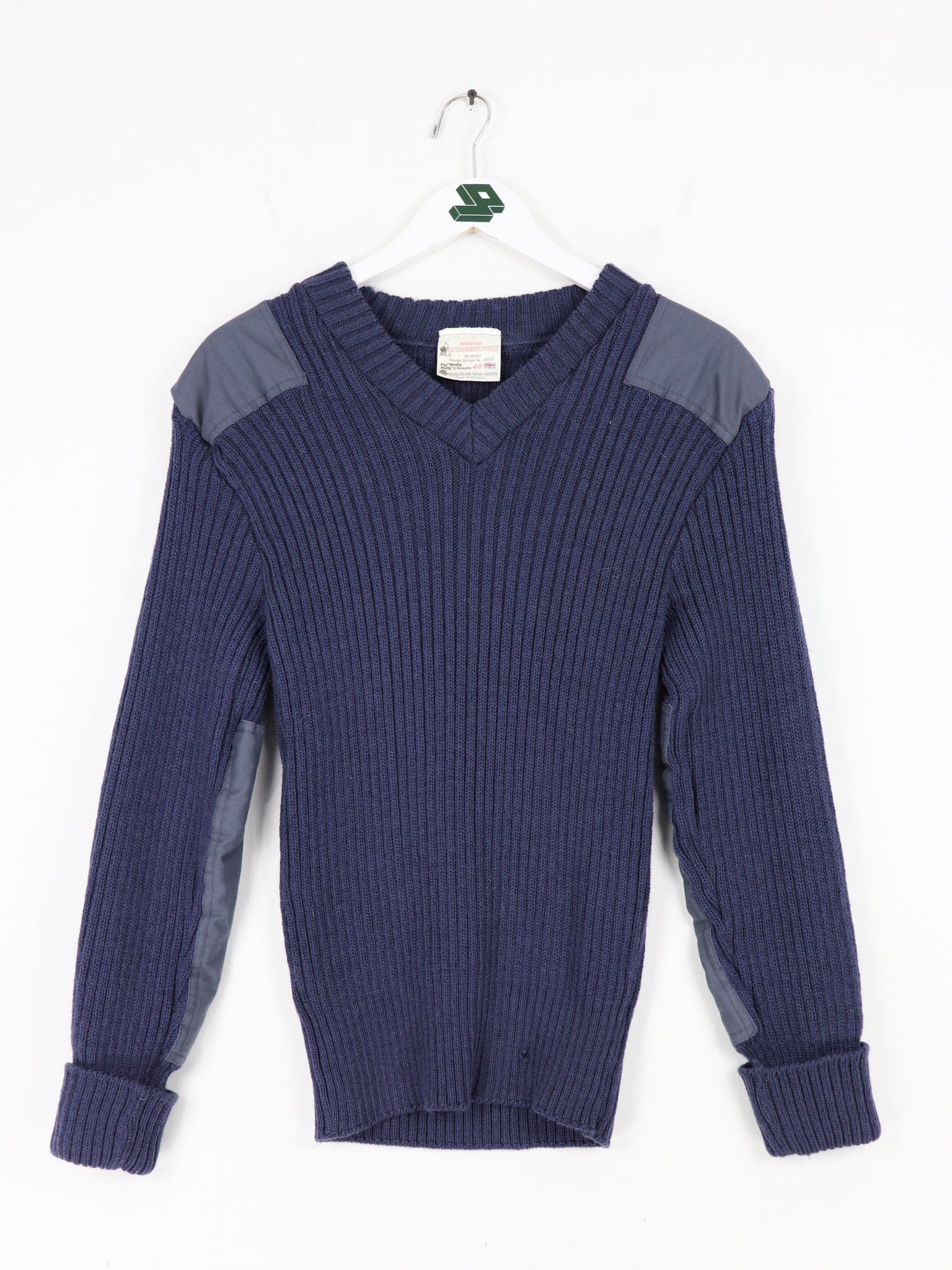 Vintage Brigade Quarter Masters British Military Wool Knit Sweater