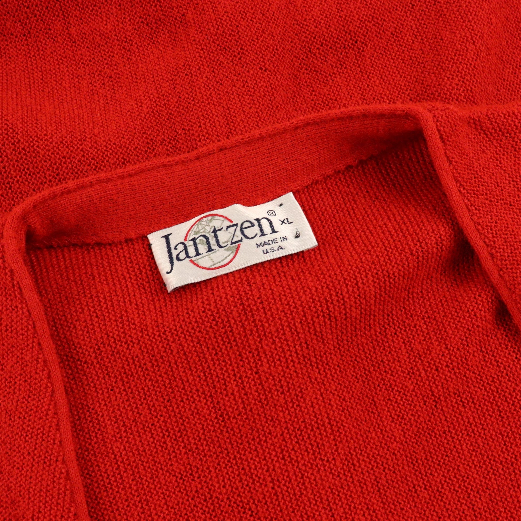 Vintage Jantzen Knit Cardigan Sweater Size XL