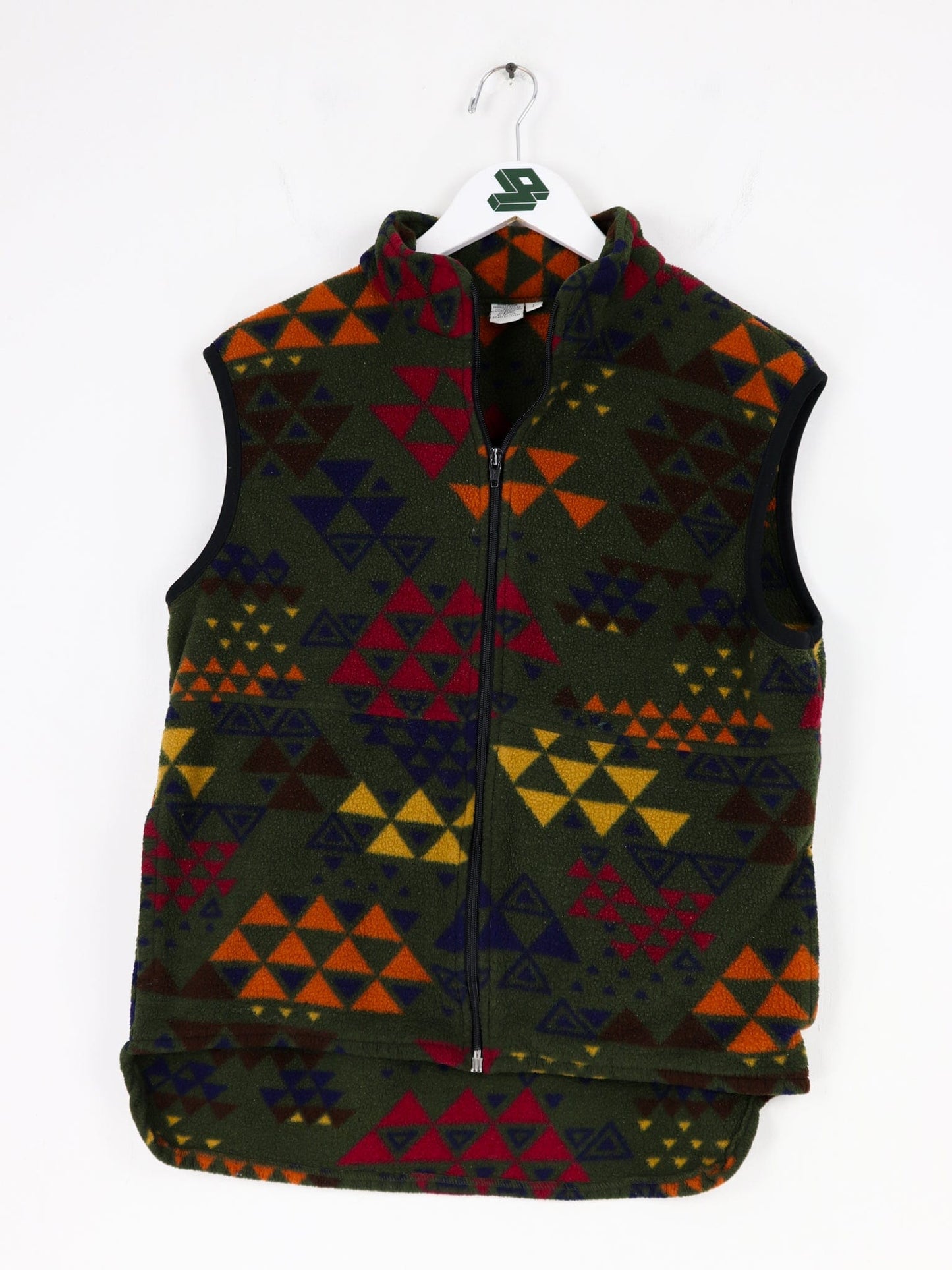 Other Sweatshirts & Hoodies Vintage The Nature Company Abstract Fleece Zip Up Vest Sweatshirt Youth Size Large
