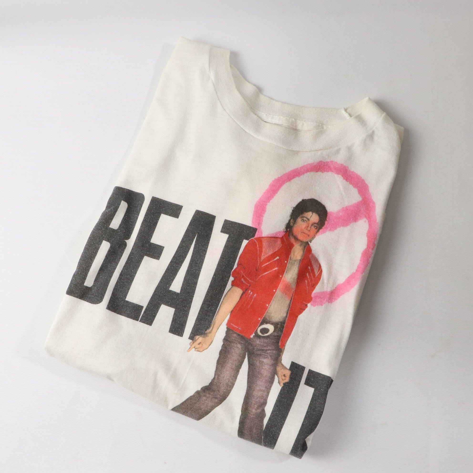 Vintage Michael Jackson Beat It 1984 Concert T-Shirt