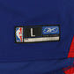 Reebok Jersey Vintage Detroit Pistons Y2K Reebok NBA Warm Up Jersey Size Large