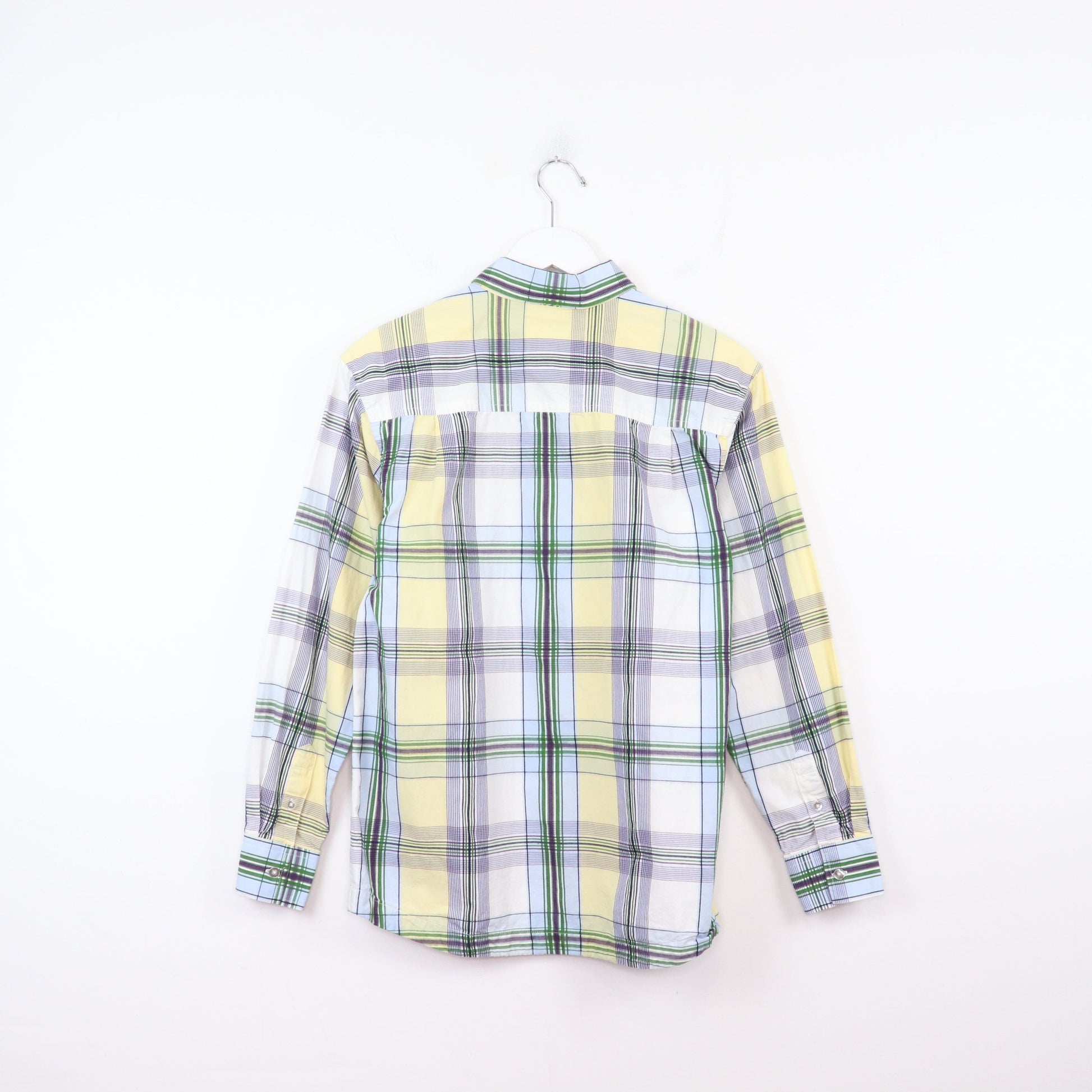 Sean John Plaid Button Up Shirt Youth Size 20(XL)