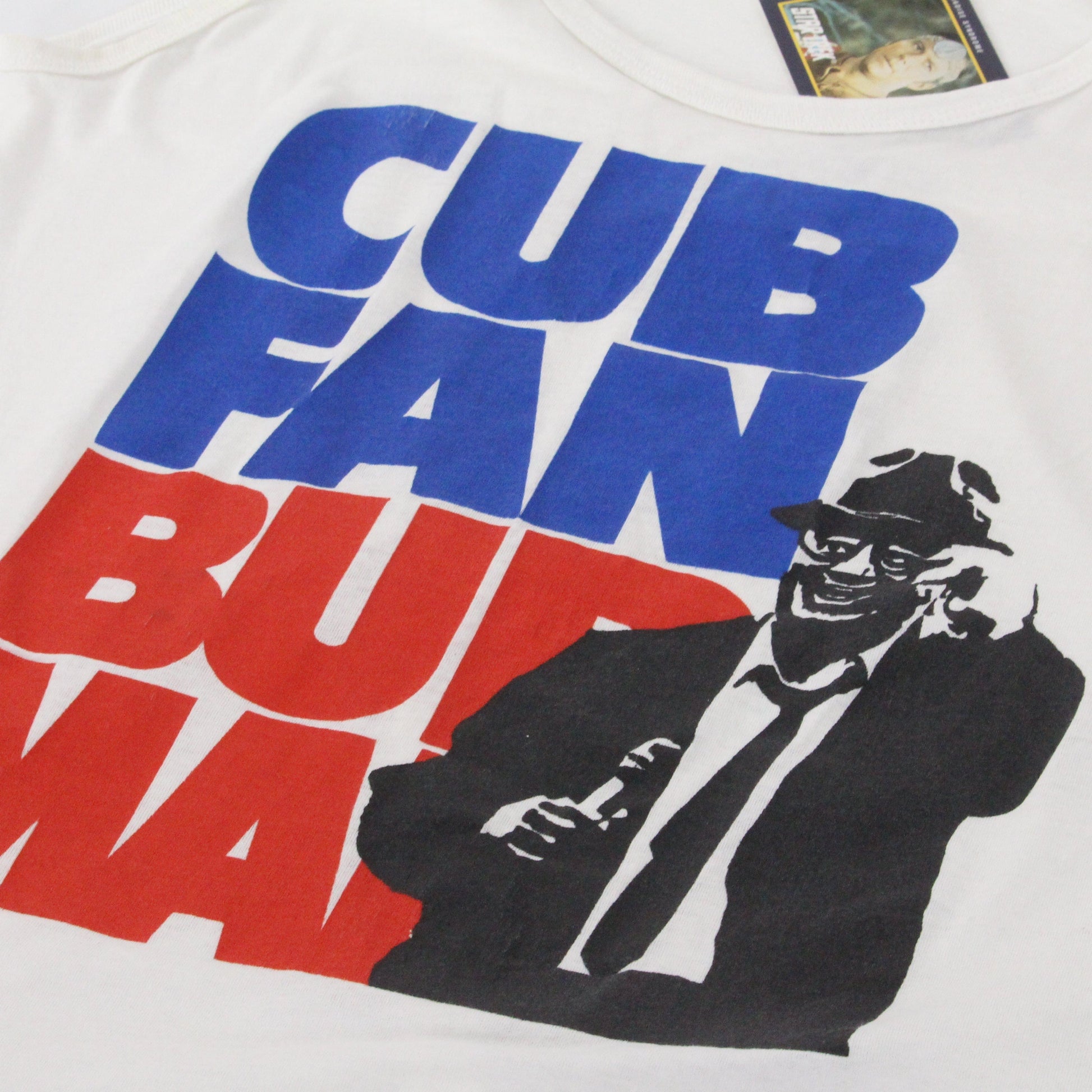 Vintage 80s Chicago Cubs Cub Fan Bud Man Tank Top Size Small