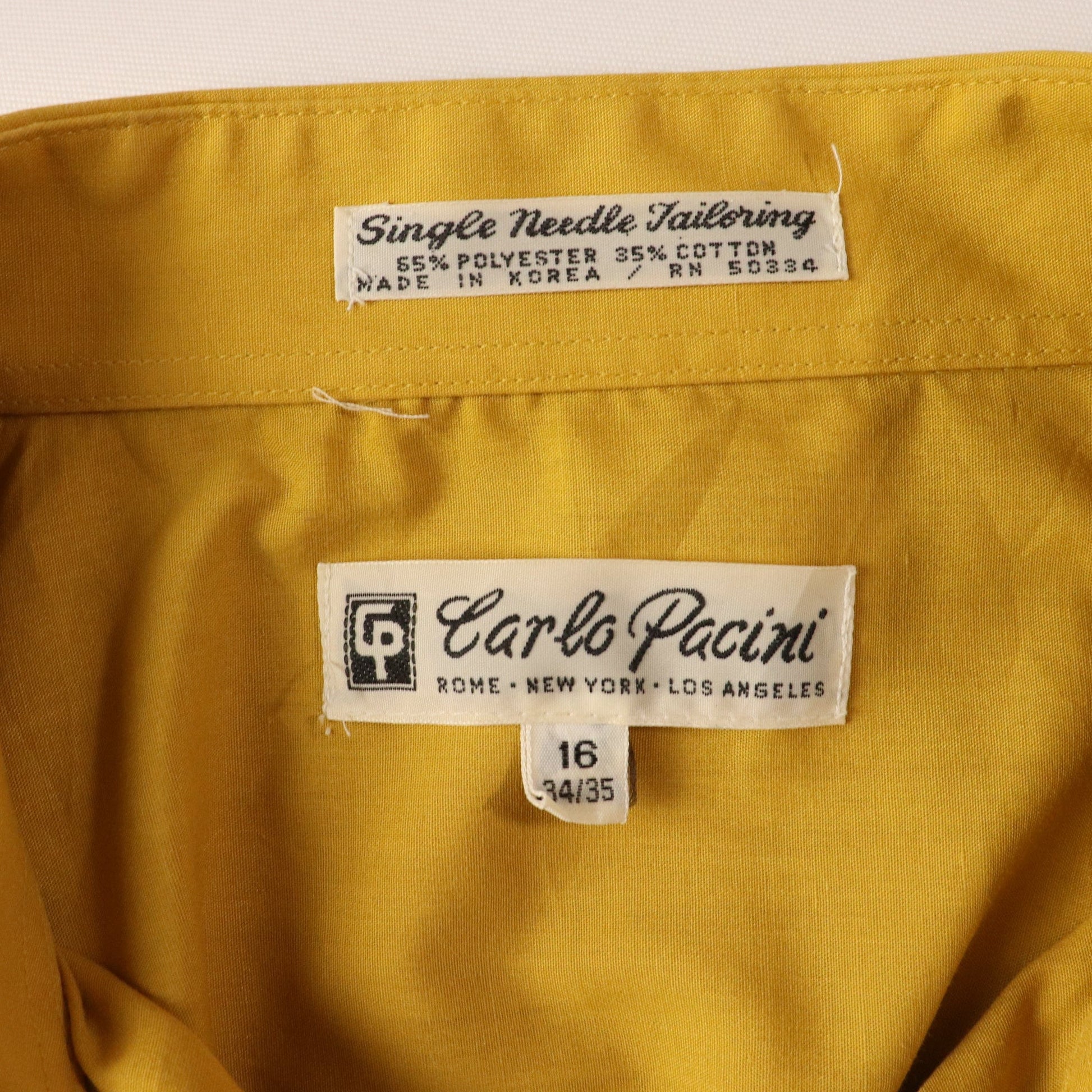 Vintage Carlo Pacini Button Up Shirt Size 16 (L)