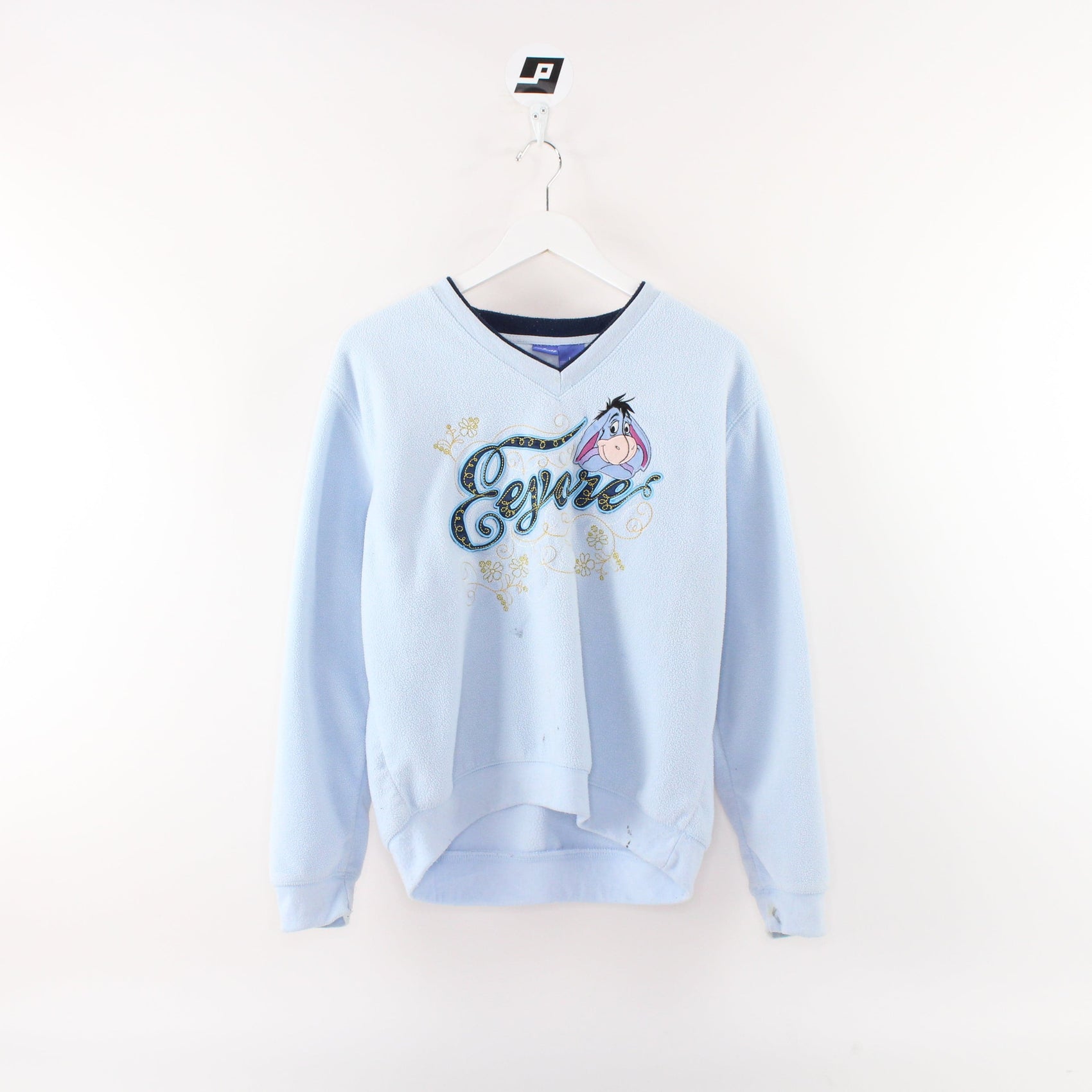 Vintage Eeyore Fleece Sweatshirt Youth Size Large