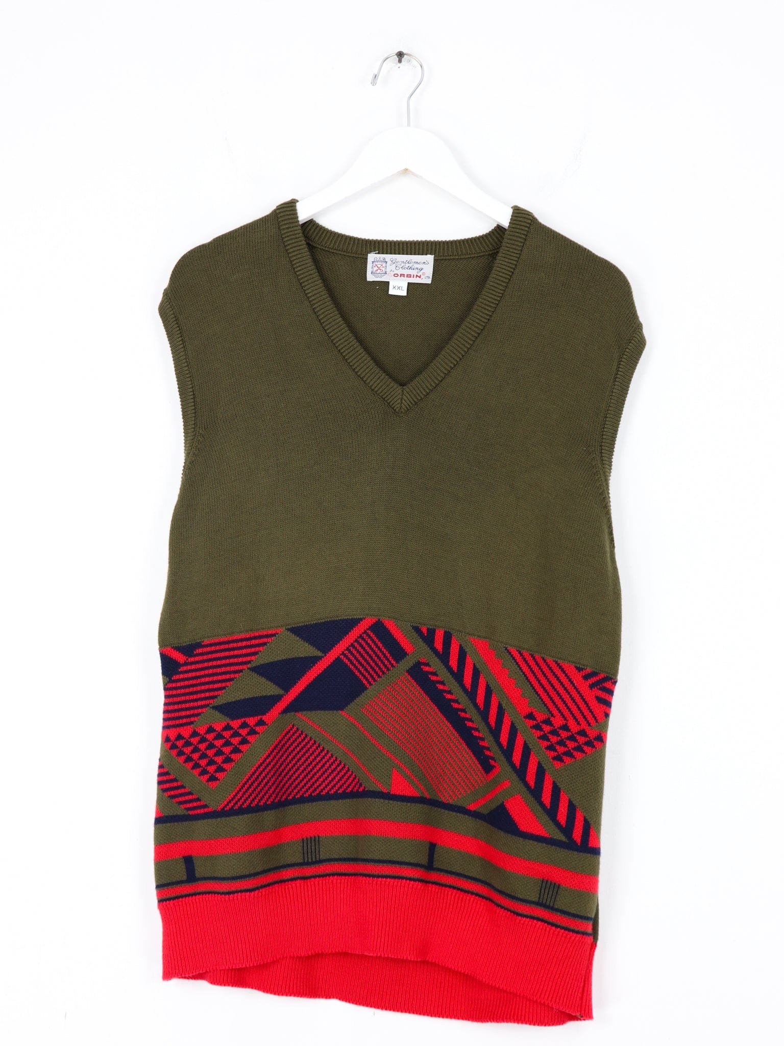 Vintage Gentlemen's Clothing By Corbin Sweater Vest Size 2XL