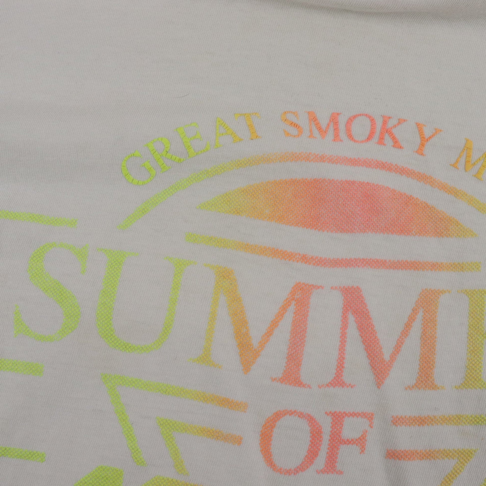 Vintage Great Smoky Mountains Summer Of 1992 T Shirt Size Small