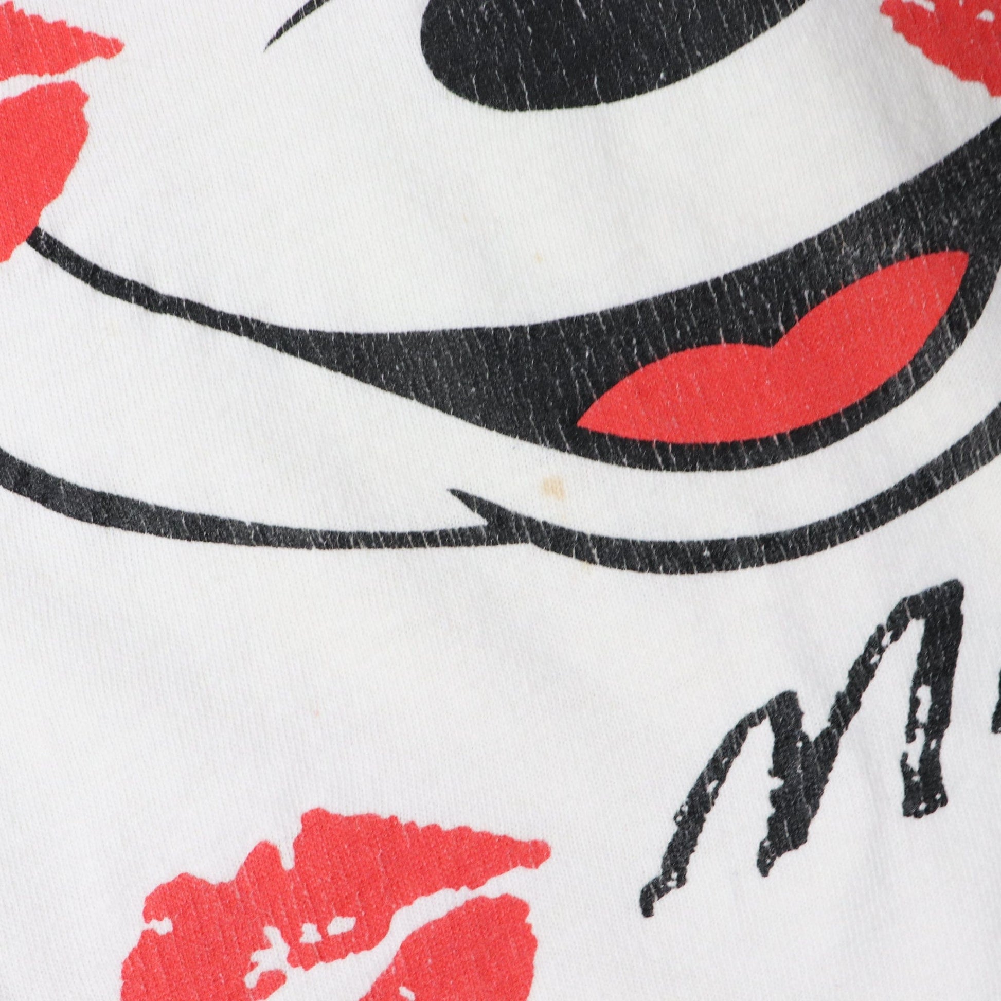 Vintage I Love Mickey Mouse Long Sleeve Cropped T Shirt Women's Size Medium from propervintagecanada